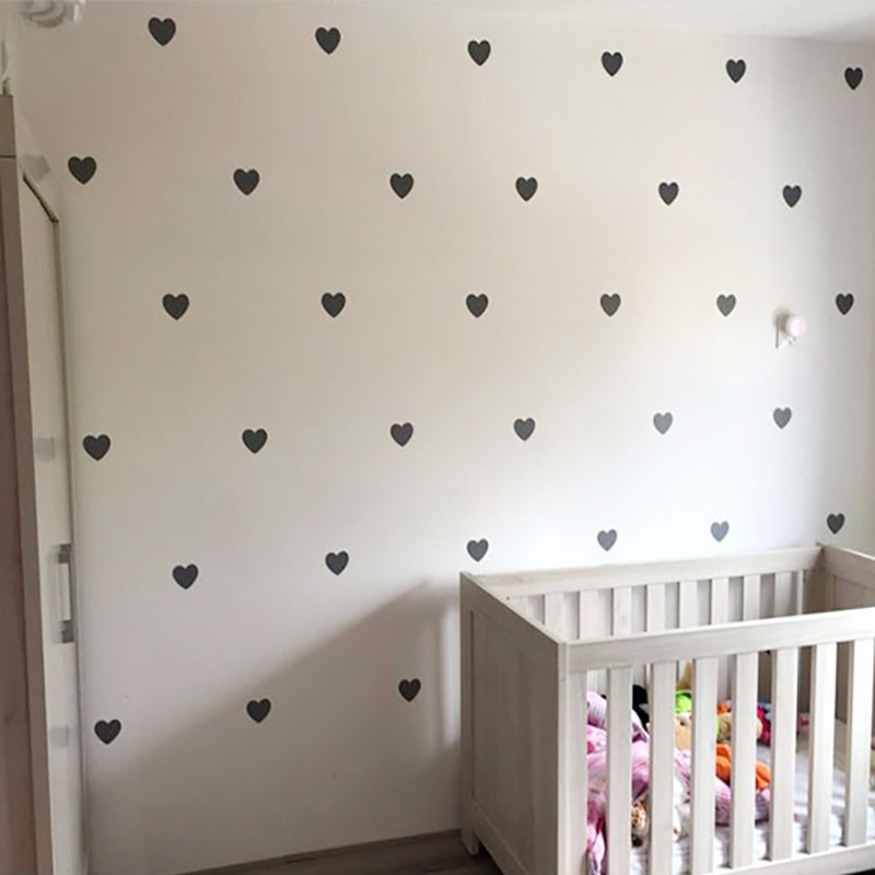 Baby Girl Nursery Quotes - Serce pokój dziecięcy dekoracyjne naklejki dziewczyna