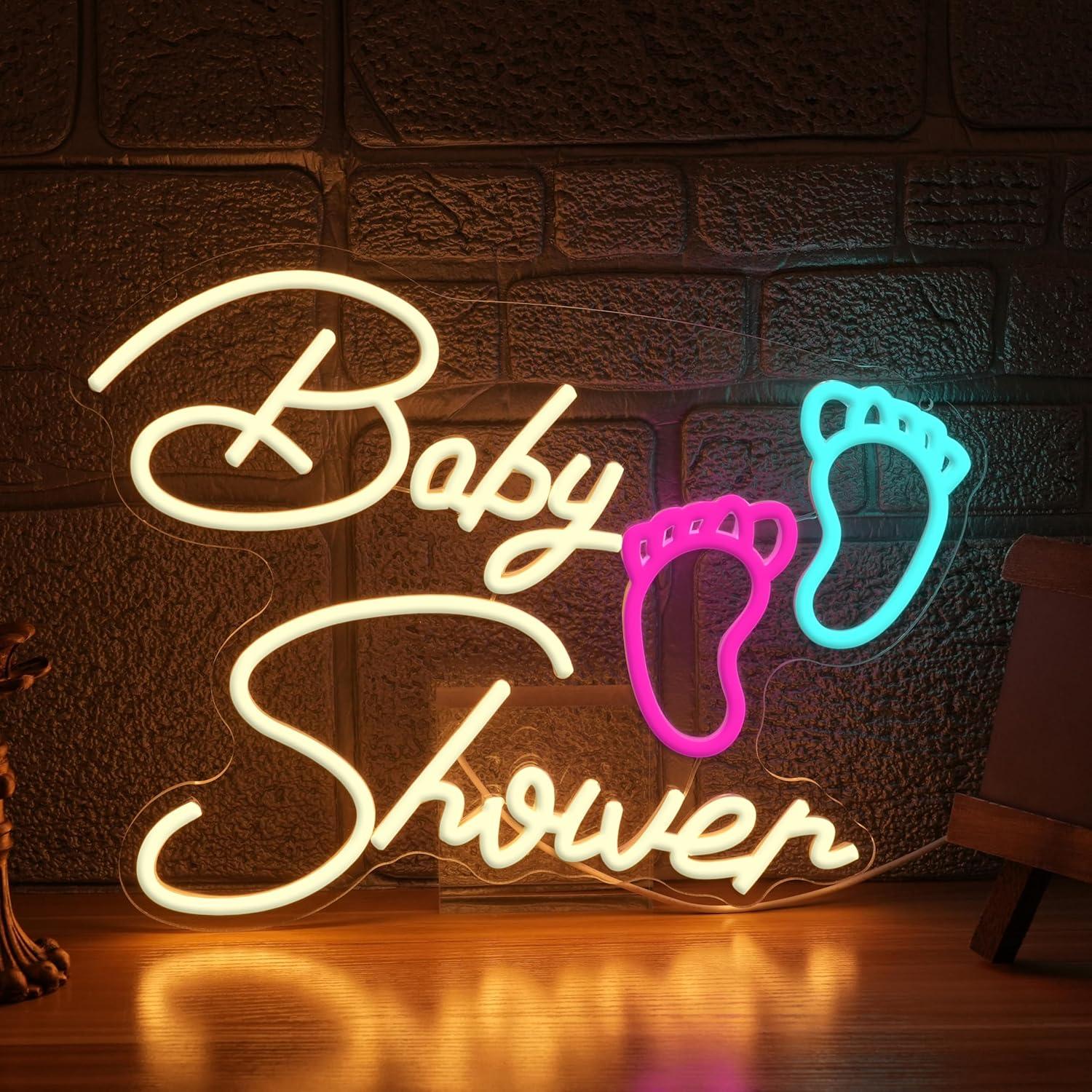 Baby Nursery Wall Lights - Neonowy napis LED z możliwością ściemniania