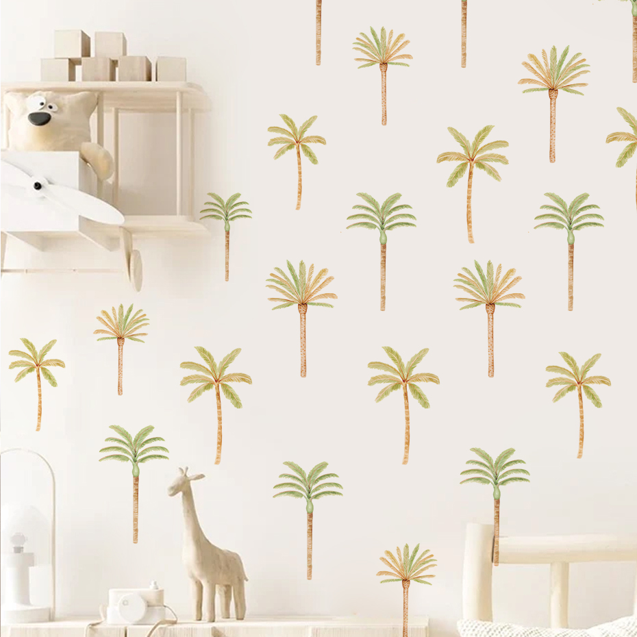 Boho Naklejka ścienna z palmy  – Baby Girl Nursery Quotes recenzja i cena