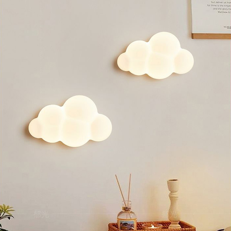 Biała chmura Kinkiety do pokoj – Baby Nursery Wall Lights recenzja i cena
