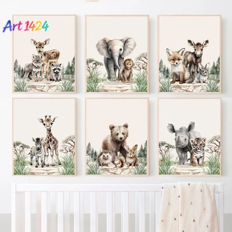 1 szt. (bez ramy) Obraz na płó – Baby Nursery Frames recenzja i cena