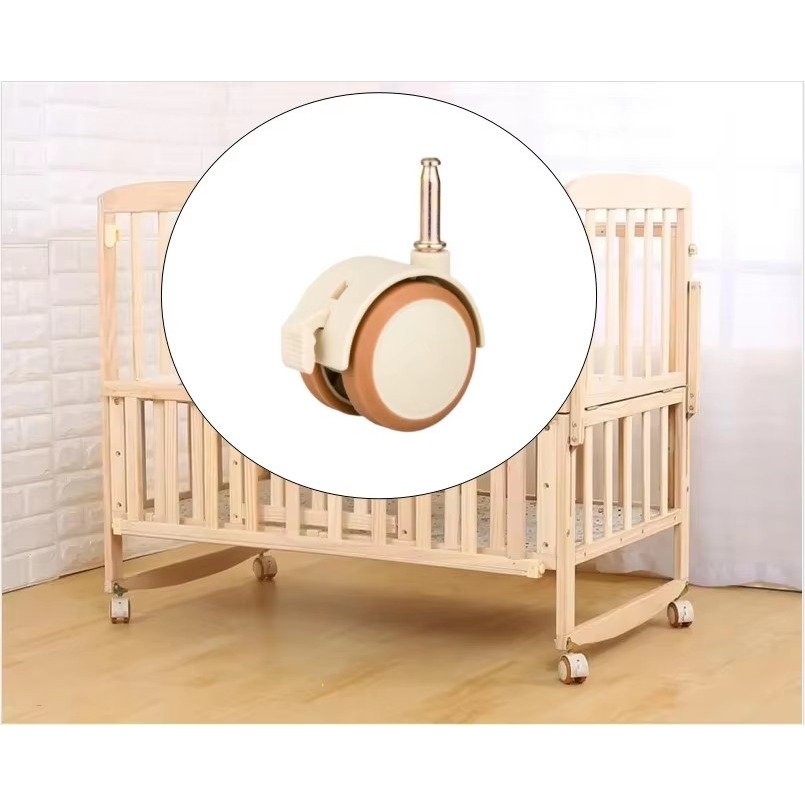 2/4 szt. 2'' Kółka obrotowe do – Baby Nursery Trolley recenzja i cena